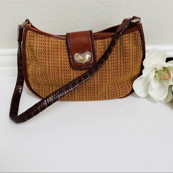 Fossil Handbags - Fossil Vintage Tweed and Leather Purse